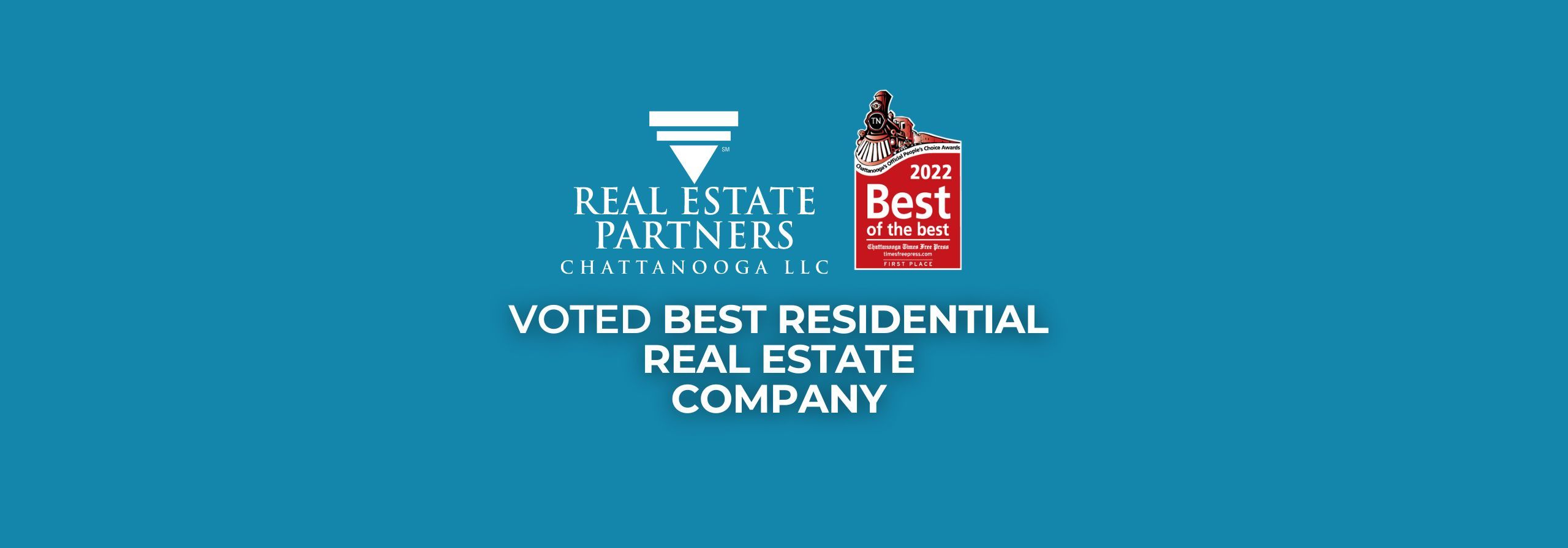 Real Estate Partners Chattanooga wins Best Residential Real Estate Company For Second Year In a Row